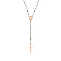 Collana Amen Donna Rosari in Argento Cristallo CRO10RVVV4